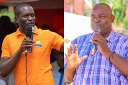 Photocollage of George Aladwa and Edwin Sifuna.